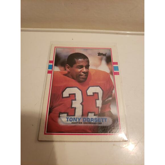 Tony Dorsett 1989 Topps #240 - Denver Broncos - NFL - Picture 1 of 3